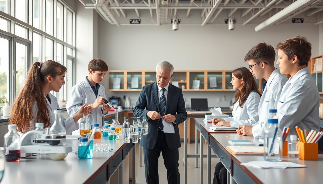 Modern university campus for students